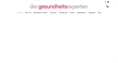 Desktop Screenshot of diegesundheitsexperten.com
